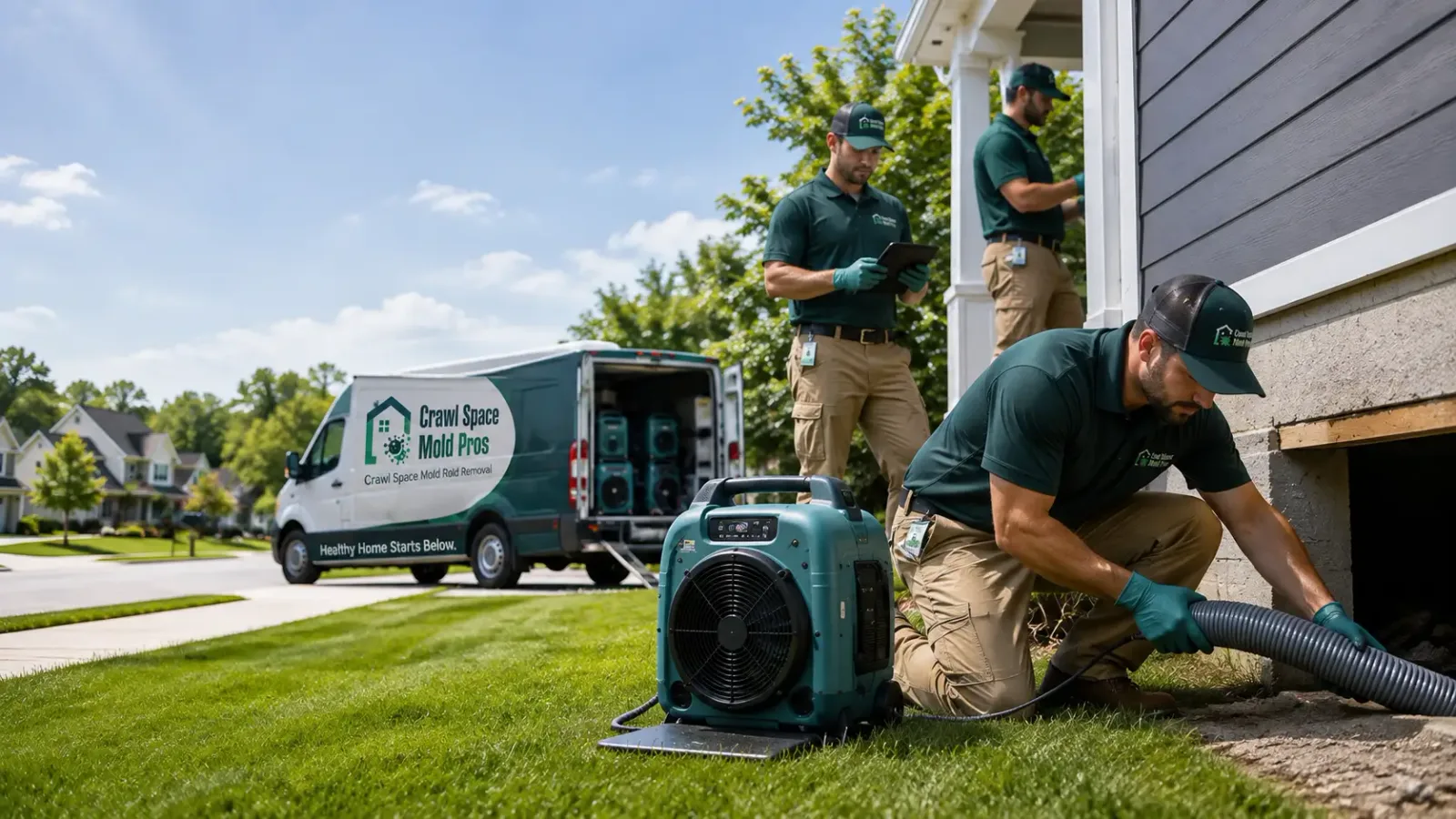 Crawl Space Mold Removal in Kiron, IA